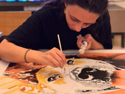 Healing Through Art: Maria's Tribute to Her Beloved Dog