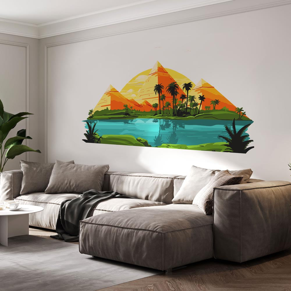 أهرامات مصر - مجموعة جداريات بالأرقام