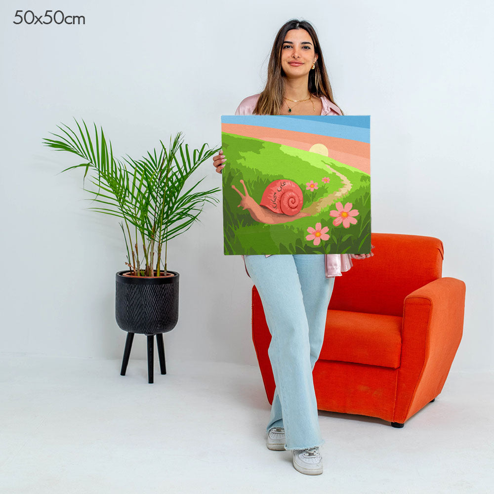 At My Own Pace | على مهلي - Point à la Lynn Exclusive Collection Paint By Numbers Kit