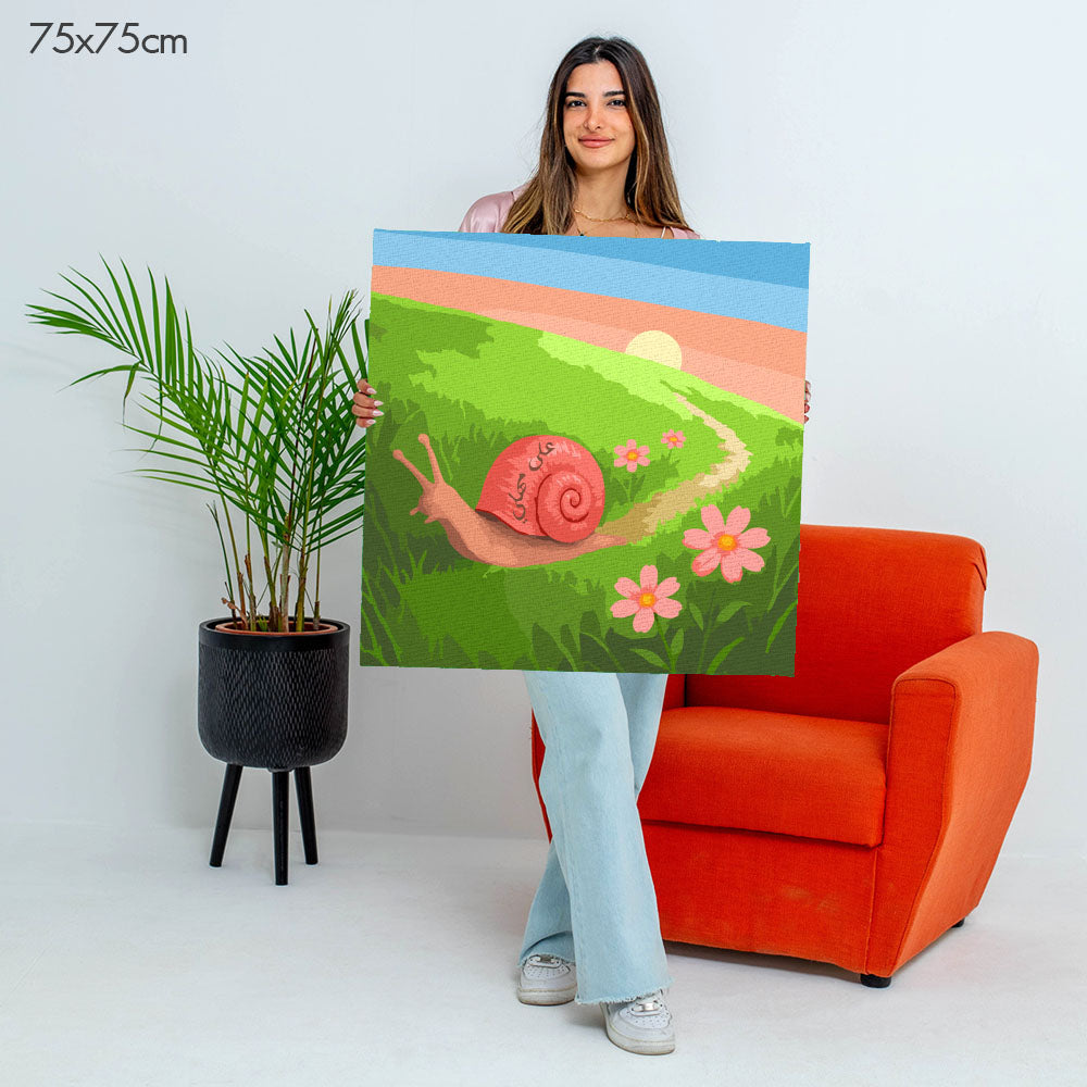 At My Own Pace | على مهلي - Point à la Lynn Exclusive Collection Paint By Numbers Kit