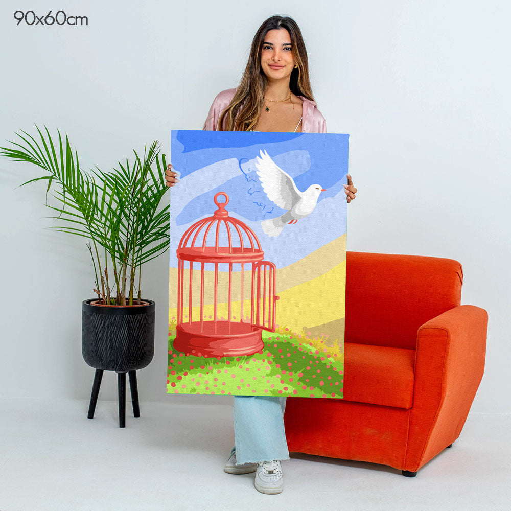 I Am No Longer Who I Was | لم أعد كما كنت - Point à la Lynn Exclusive Collection Paint By Numbers Kit
