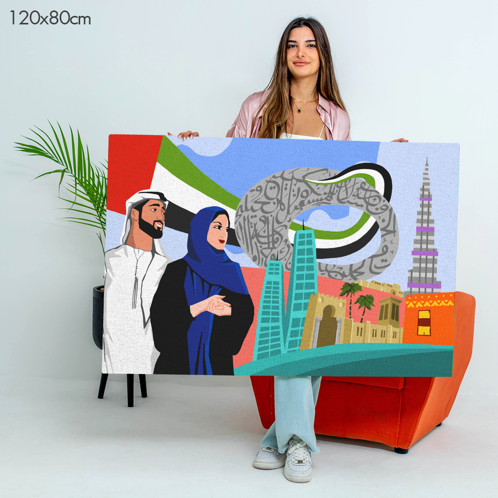 Colors of Unity UAE - Paint By Numbers Kit