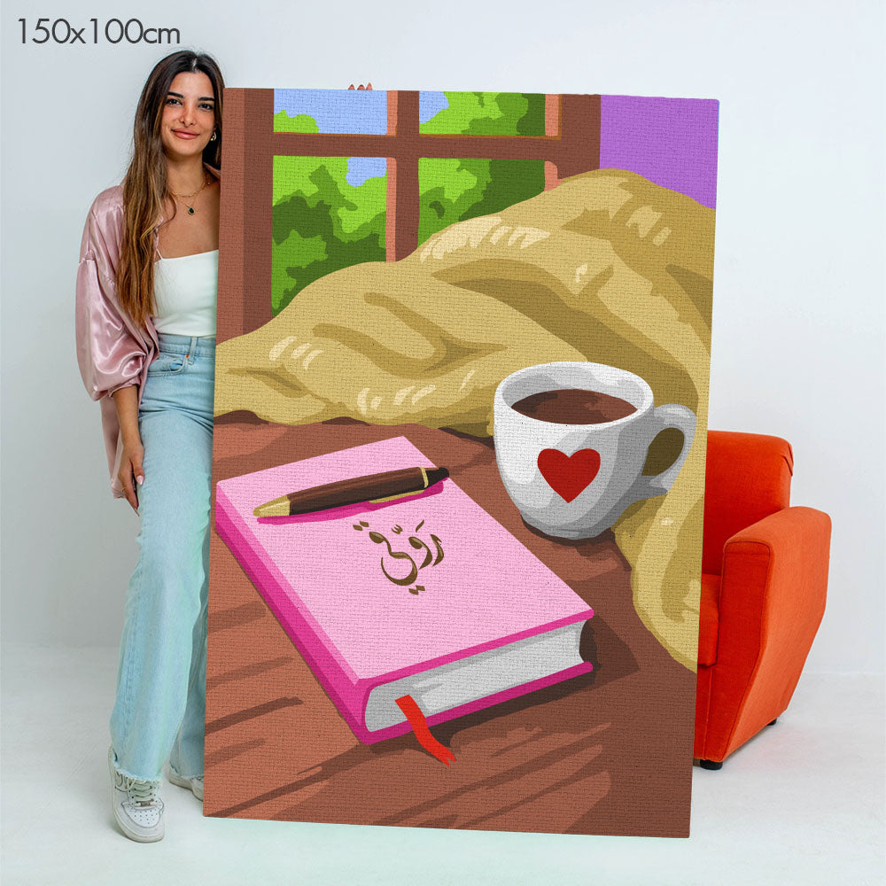 Slow Down | رَوّقي - Point à la Lynn Exclusive Collection Paint By Numbers Kit