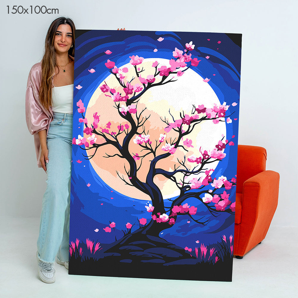 Megamoon Bloom - Paint By Numbers Kit
