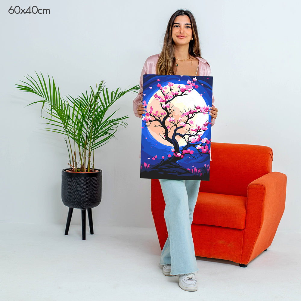 Megamoon Bloom - Paint By Numbers Kit