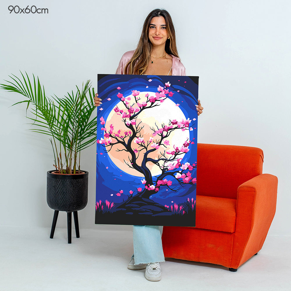 Megamoon Bloom - Paint By Numbers Kit