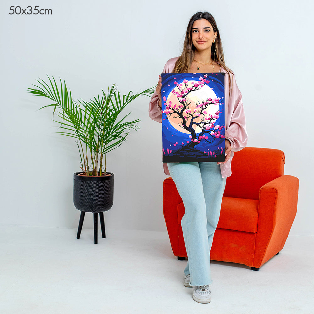 Megamoon Bloom - Paint By Numbers Kit