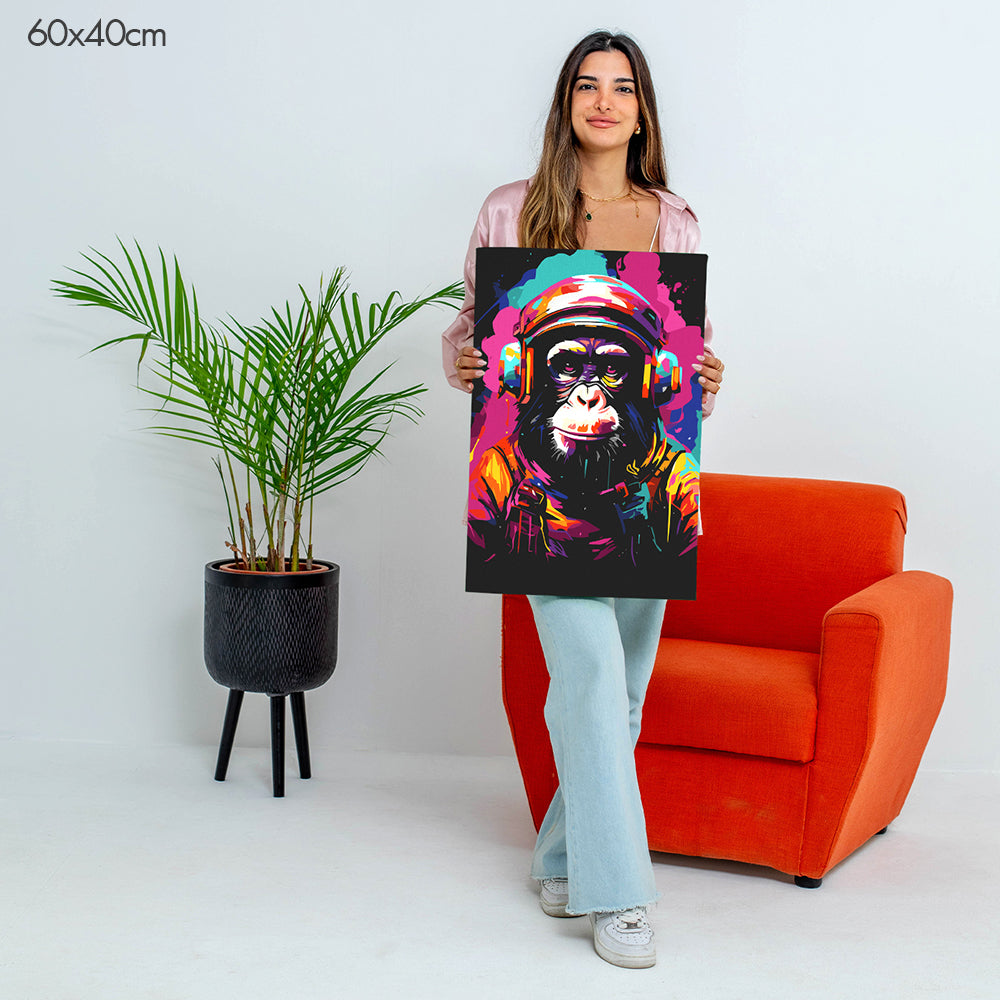 Melodic Monkey - Paint By Numbers Kit