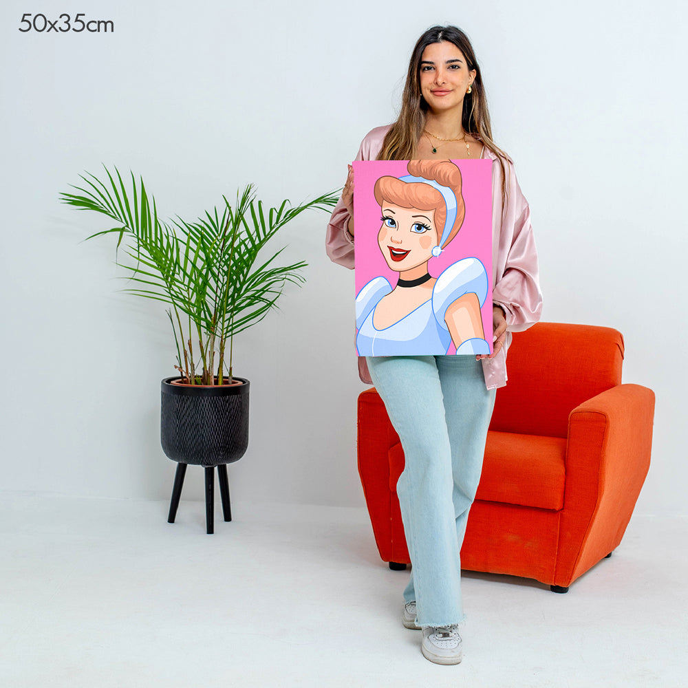 سندريلا - مجموعة الرسم حسب الأرقام للأطفال