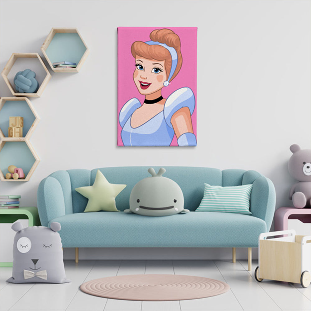 سندريلا - مجموعة الرسم حسب الأرقام للأطفال