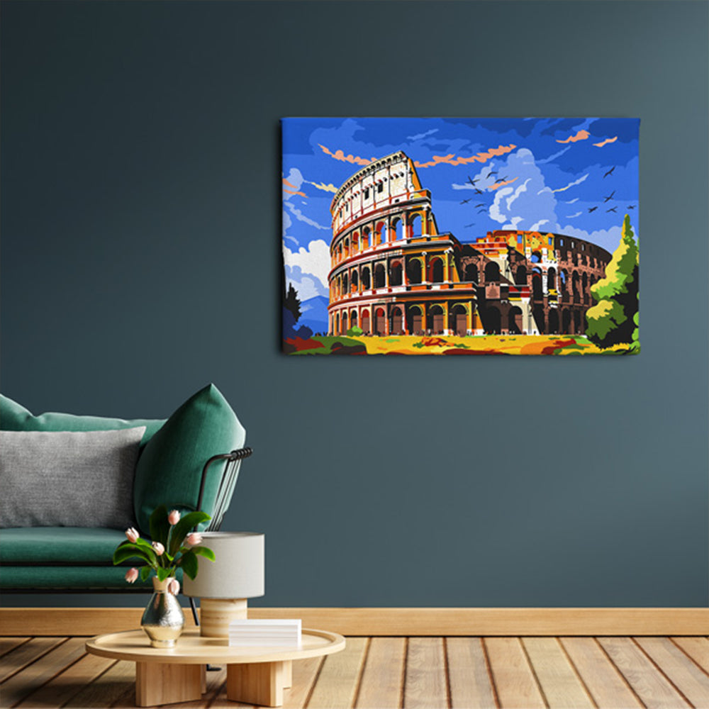 كولوسيوم روما - مجموعة الرسم حسب الأرقام