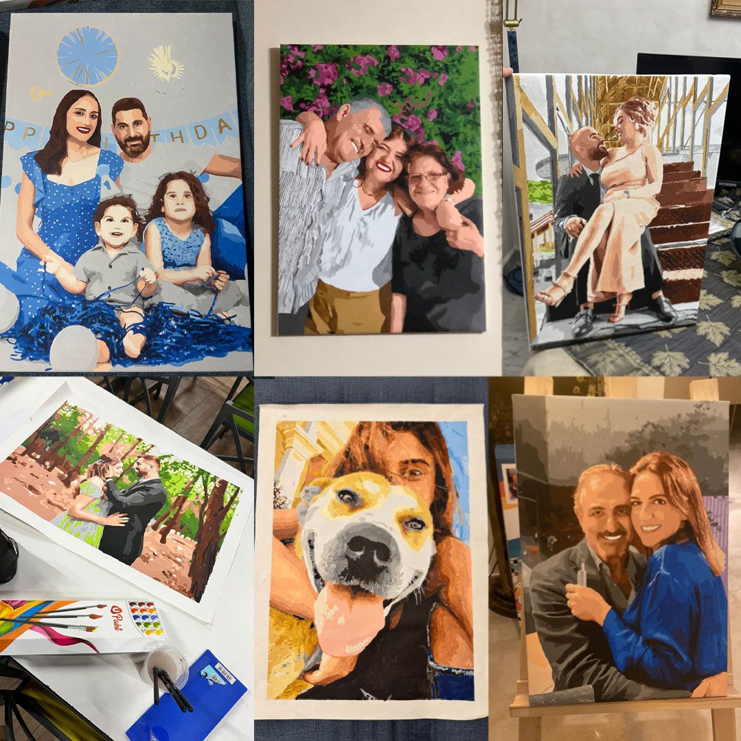 Customized Paint by Numbers Kit