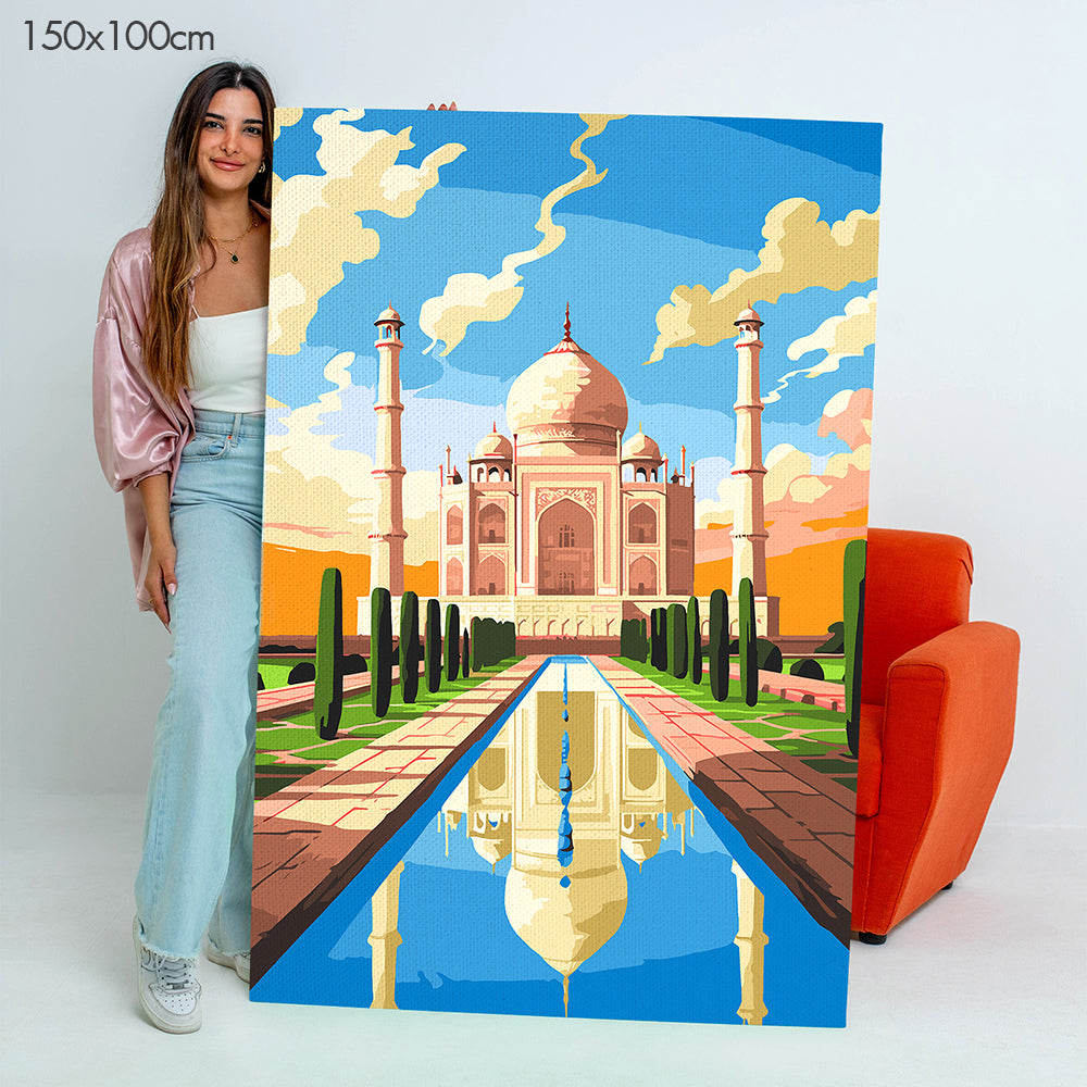 تاج محل - مجموعة الرسم حسب الأرقام