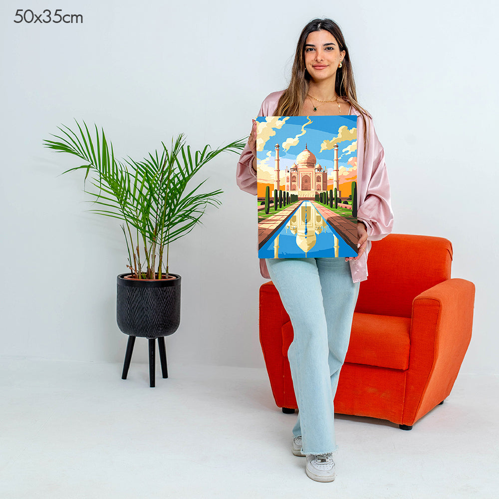 تاج محل - مجموعة الرسم حسب الأرقام