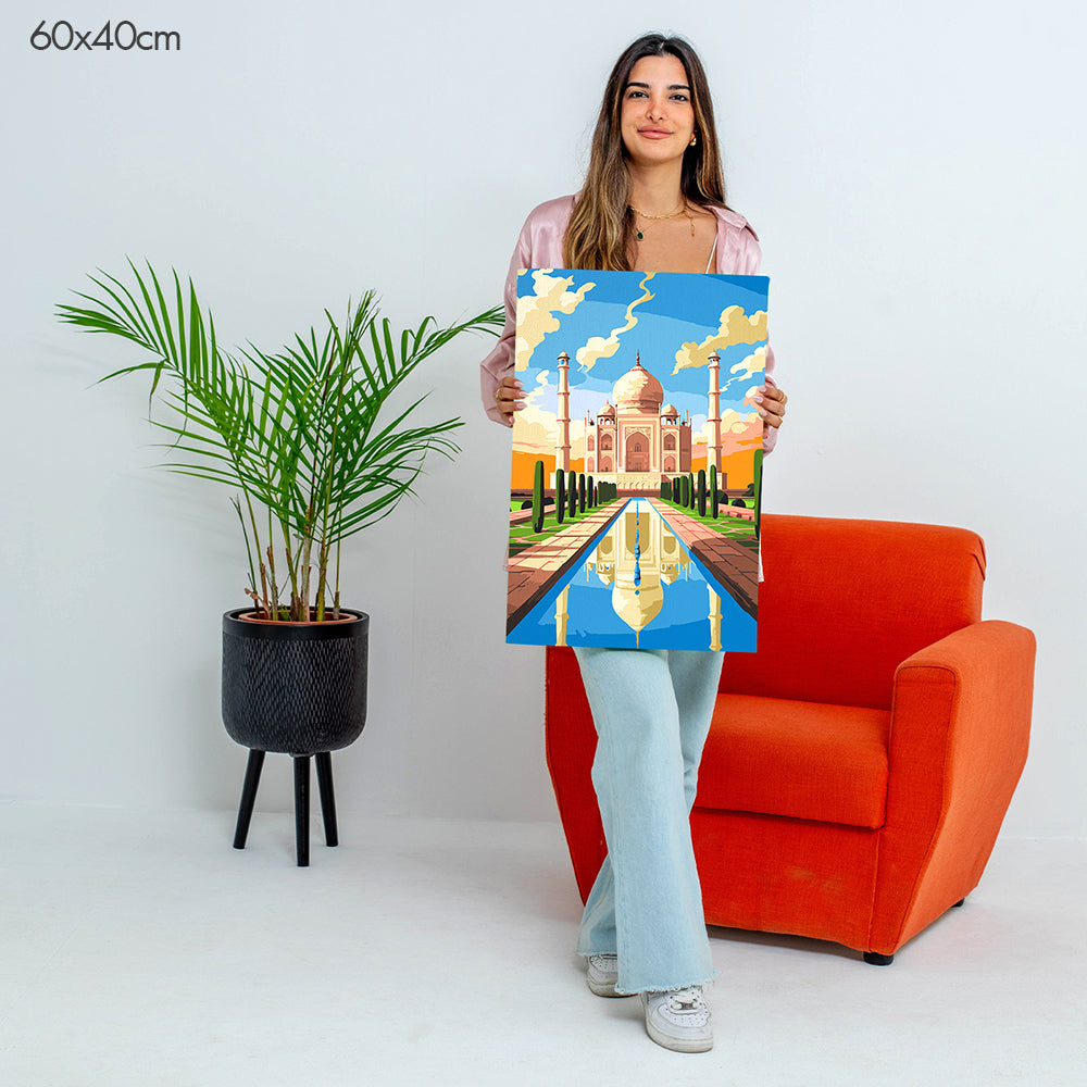 تاج محل - مجموعة الرسم حسب الأرقام