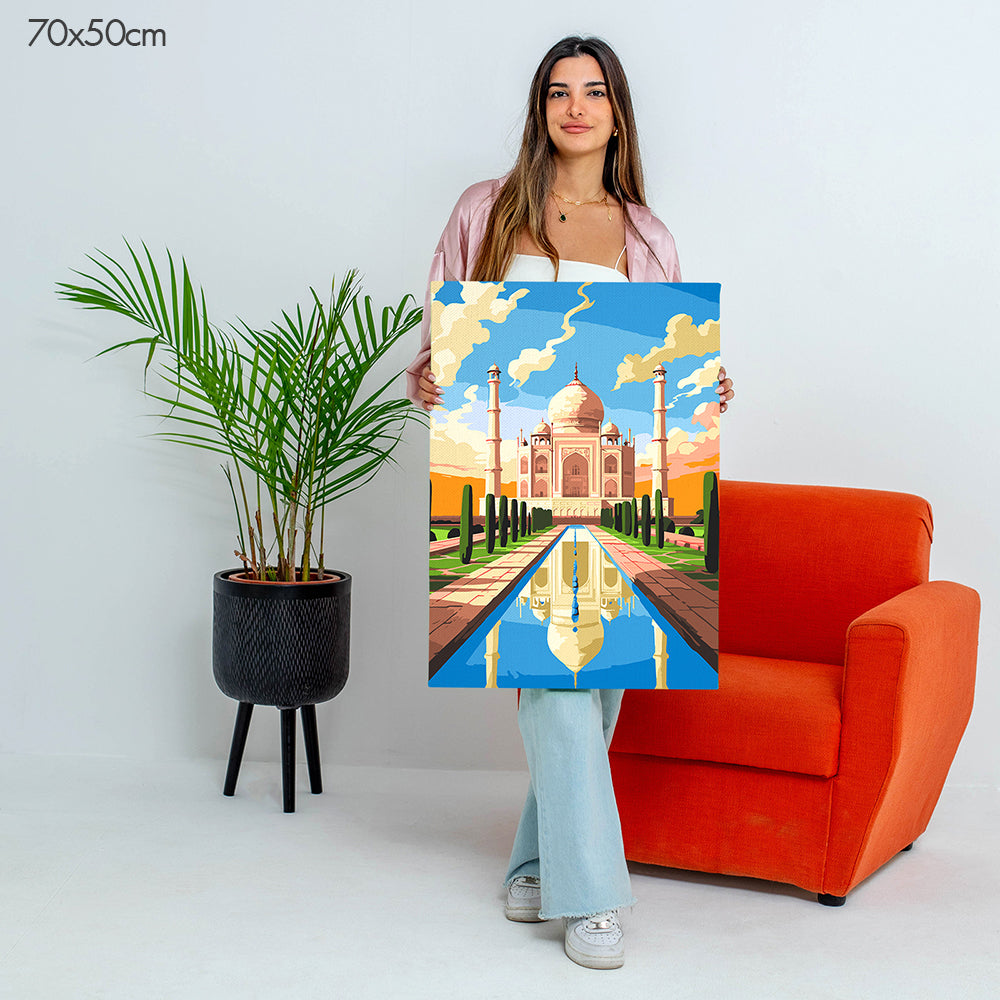 تاج محل - مجموعة الرسم حسب الأرقام