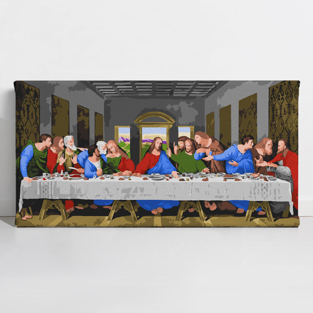The Last Supper by by Leonardo Da Vinci - Paint By Numbers Kit