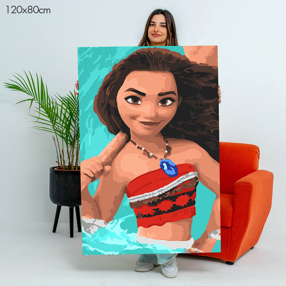 Moana - Kids Paint By Numbers Kit