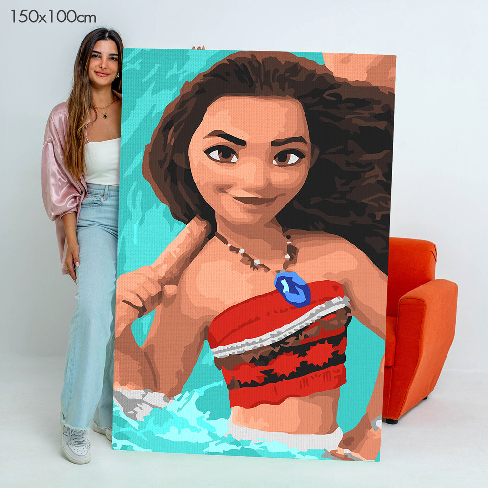 Moana - Kids Paint By Numbers Kit