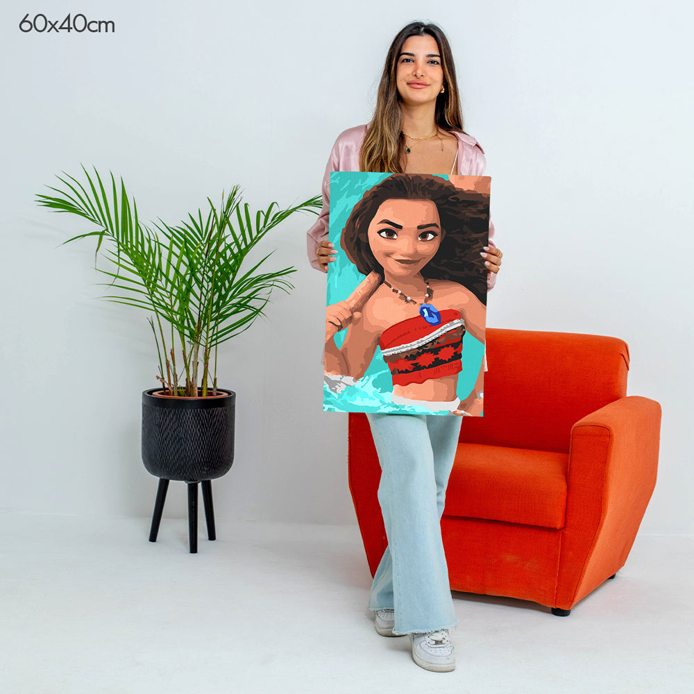 Moana - Kids Paint By Numbers Kit