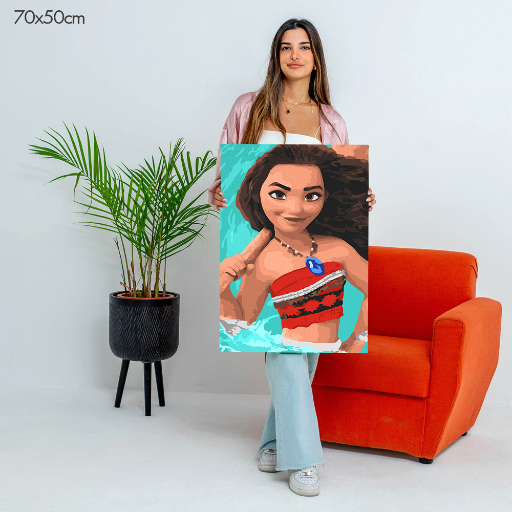 Moana - Kids Paint By Numbers Kit