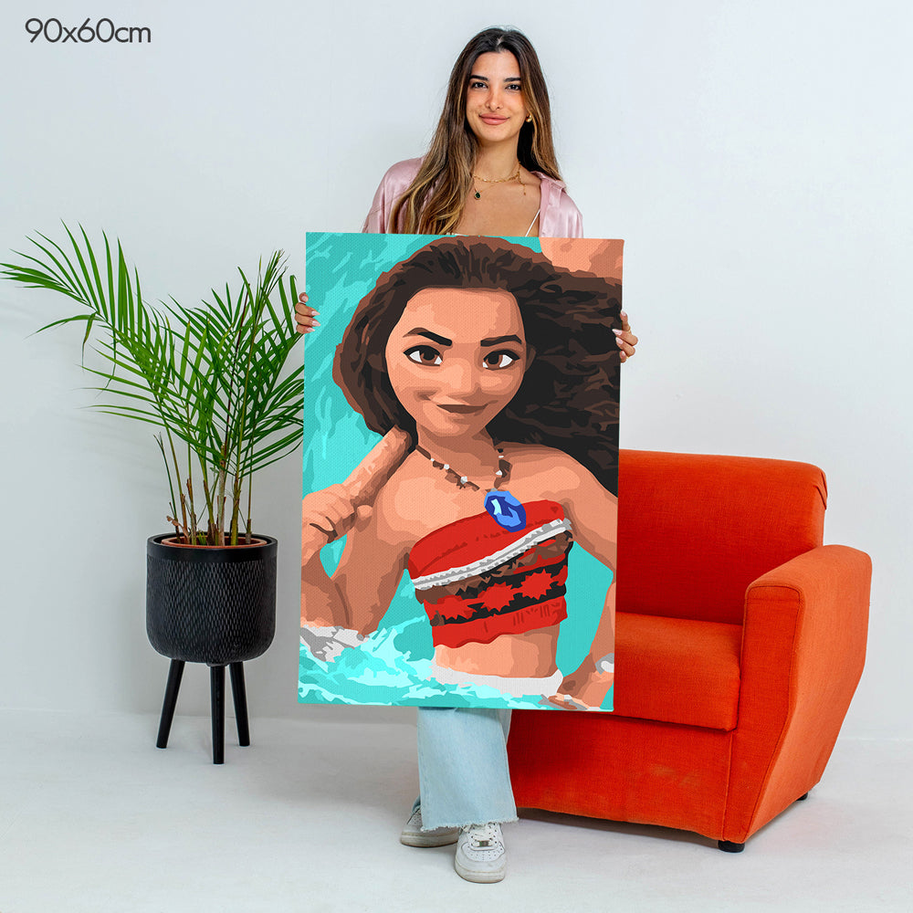 Moana - Kids Paint By Numbers Kit