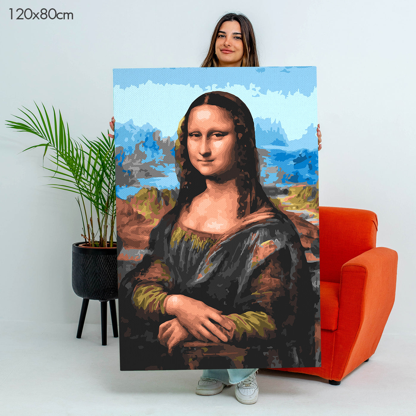 The Monalisa by Leonardo Da Vinci - Paint By Numbers Kit