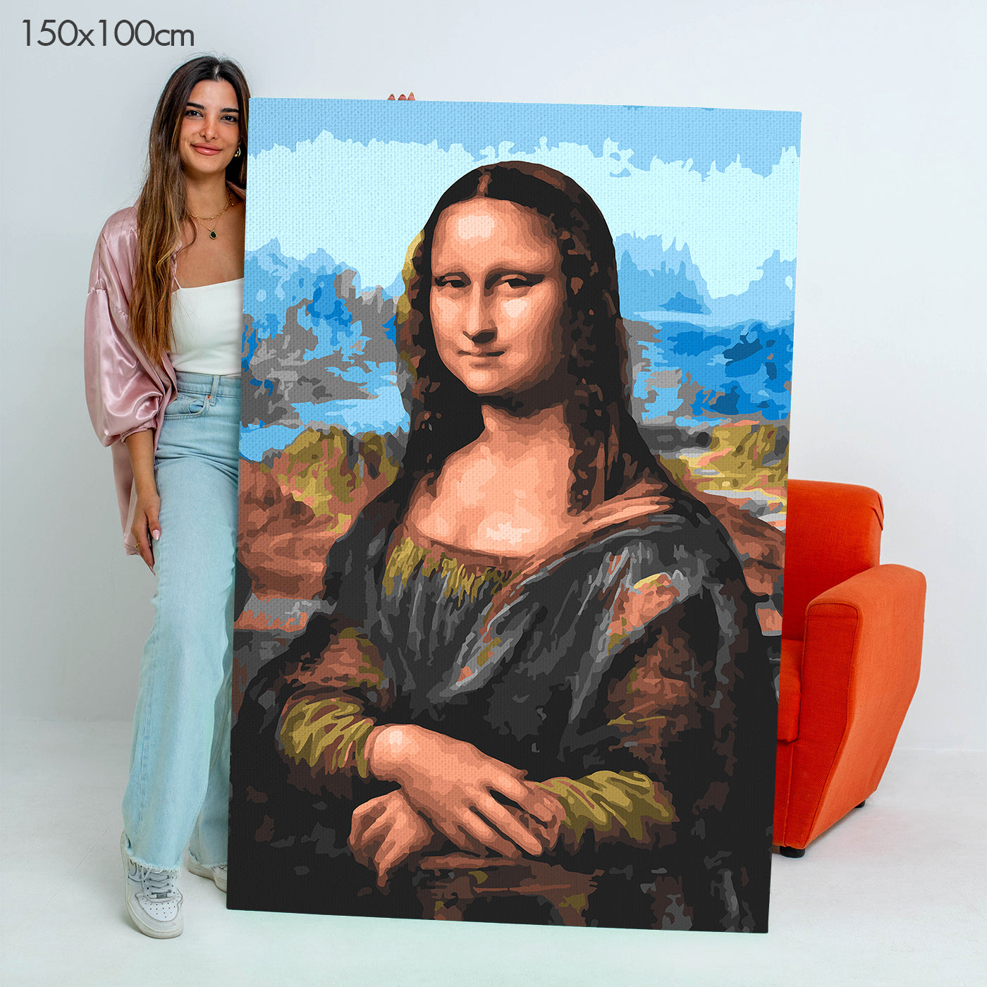 The Monalisa by Leonardo Da Vinci - Paint By Numbers Kit