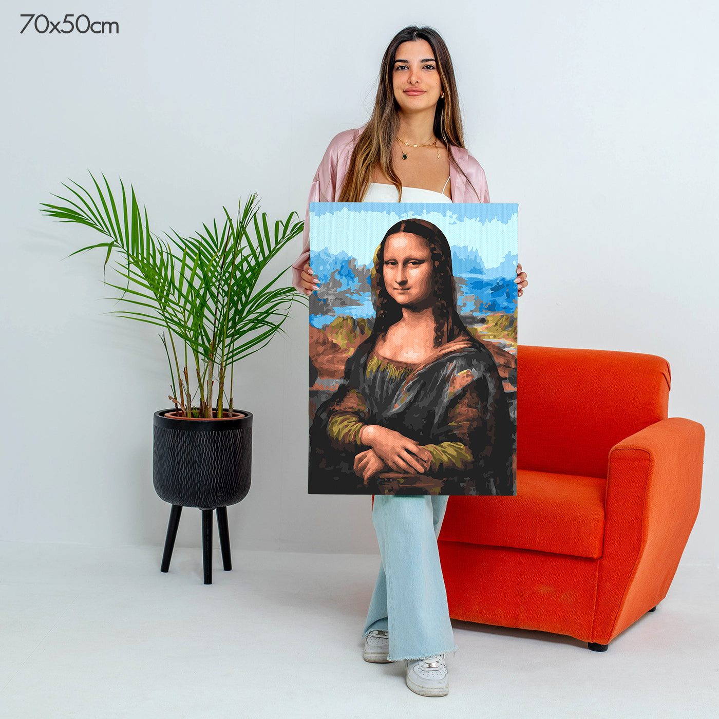 The Monalisa by Leonardo Da Vinci - Paint By Numbers Kit