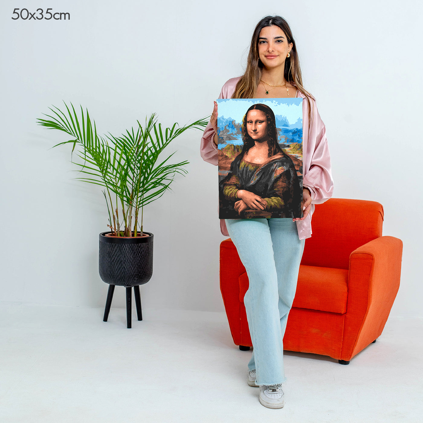 The Monalisa by Leonardo Da Vinci - Paint By Numbers Kit