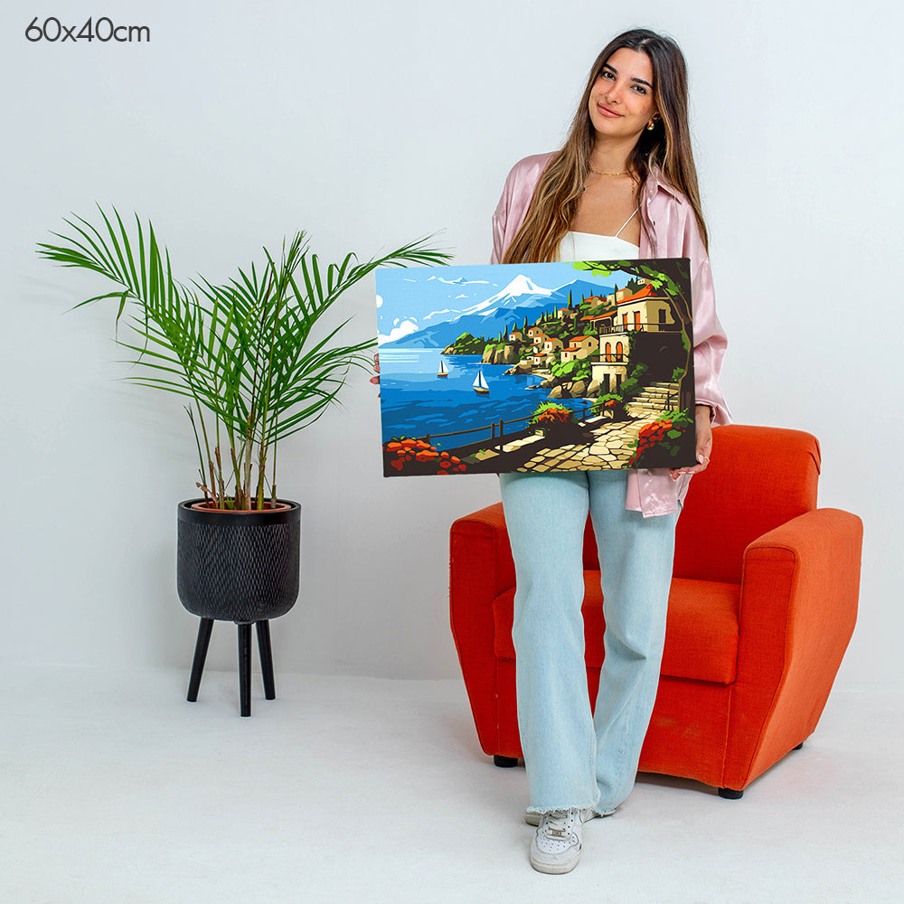 Lakeside Village - Paint By Numbers Kit
