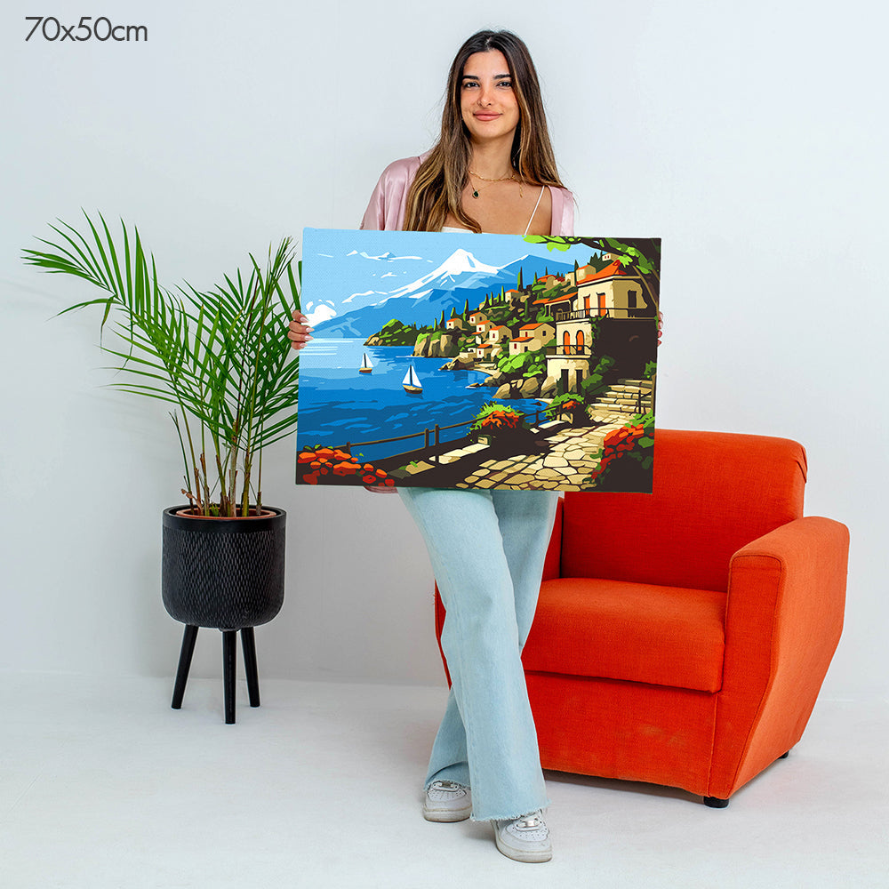 Lakeside Village - Paint By Numbers Kit
