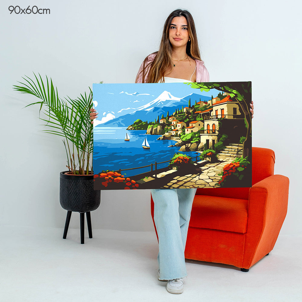 Lakeside Village - Paint By Numbers Kit
