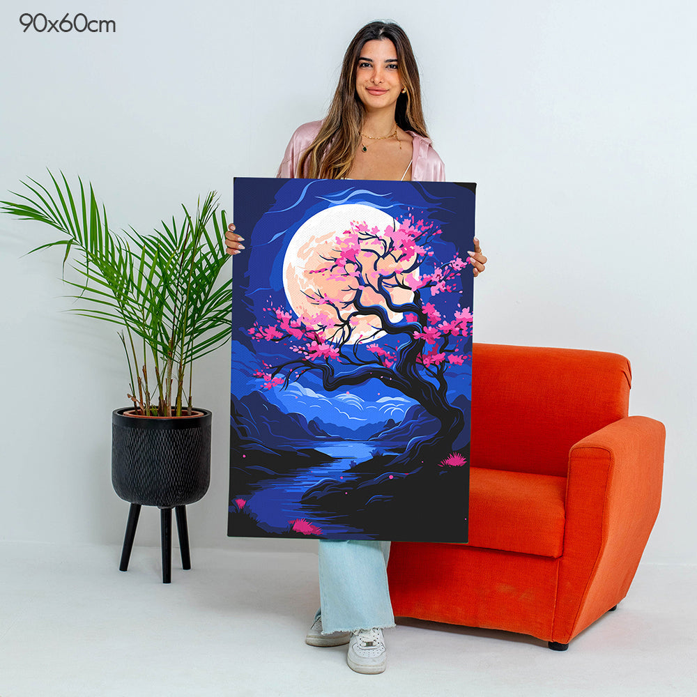 Moonlight Blossom - Paint By Numbers Kit