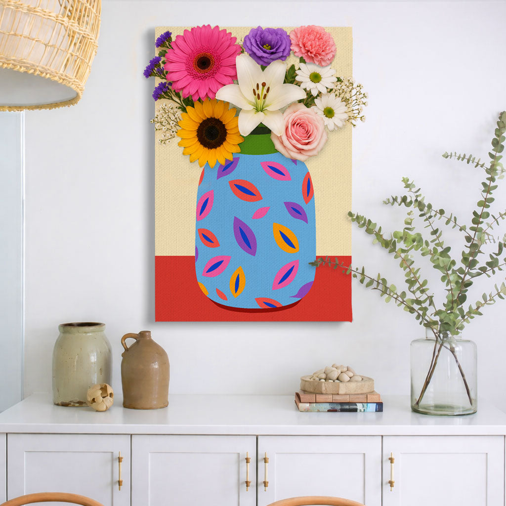 Iris Vase | Bloom Collection - Paint By Numbers Kit