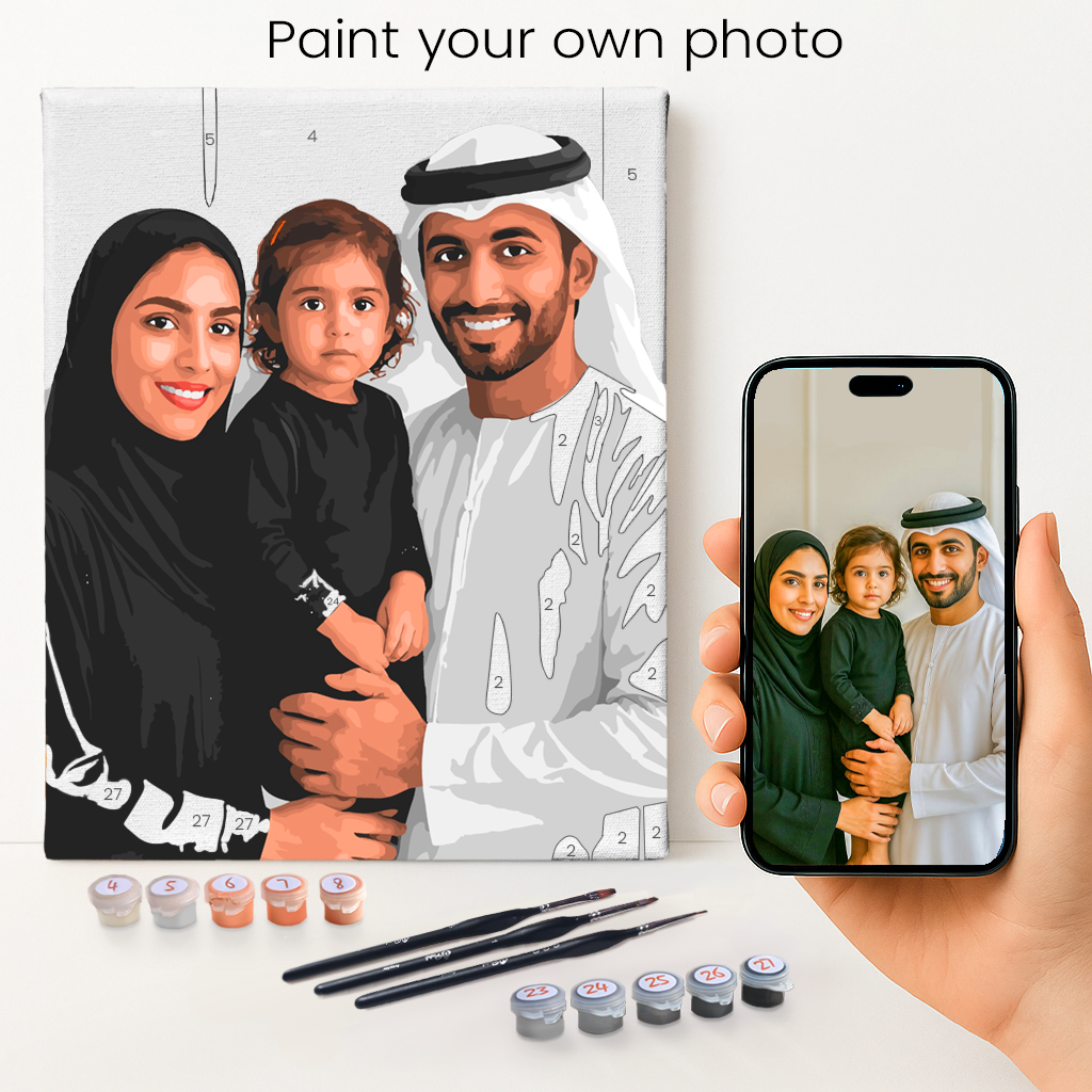 Customized Paint by Numbers Kit - Paint Your Photo