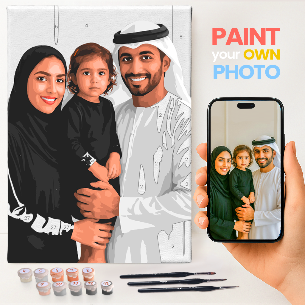 Customized Paint by Numbers Kit - Paint Your Photo