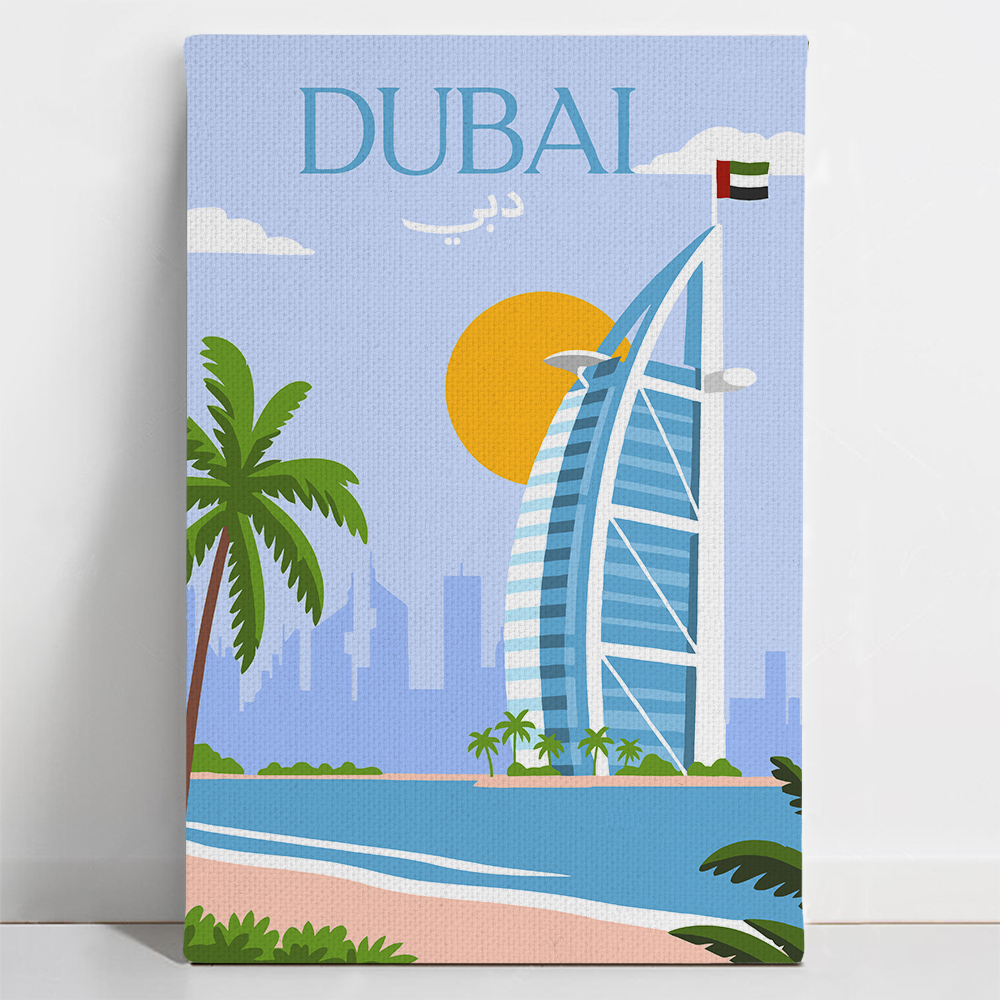 Dubai, City of Dreams - Our Emirates, Our Pride | Paint by Numbers Kit