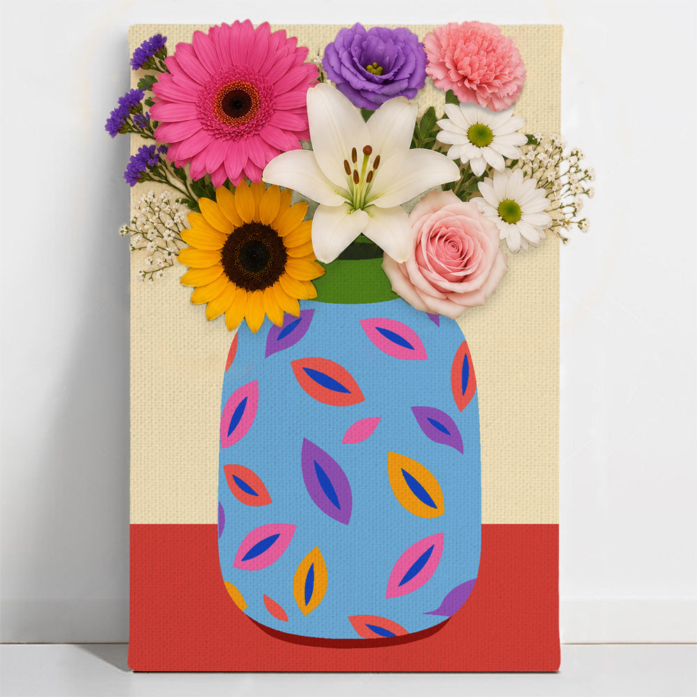 Iris Vase | Bloom Collection - Paint By Numbers Kit
