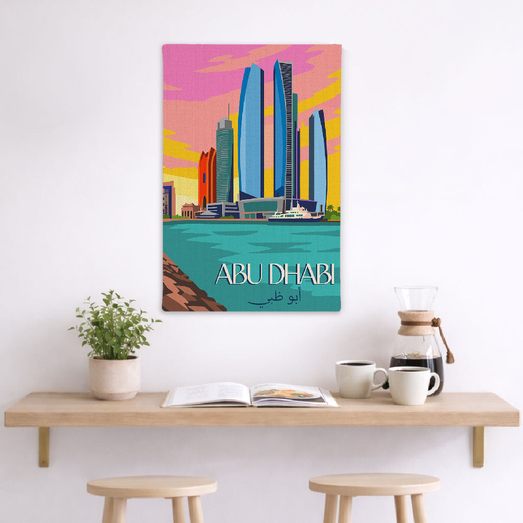 Abu Dhabi, Capital of Elegance - Our Emirates, Our Pride | Paint by Numbers Kit