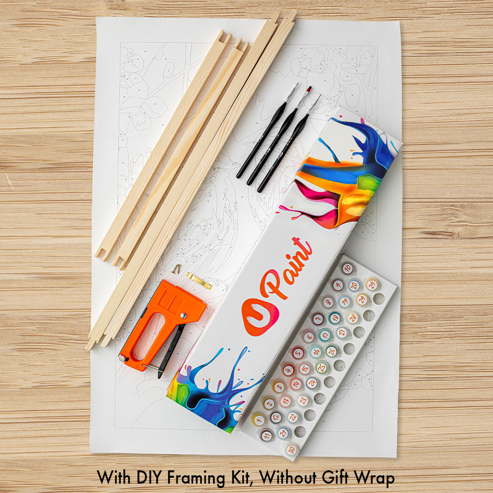 النمر السعيد - مجموعة الرسم حسب الأرقام للأطفال