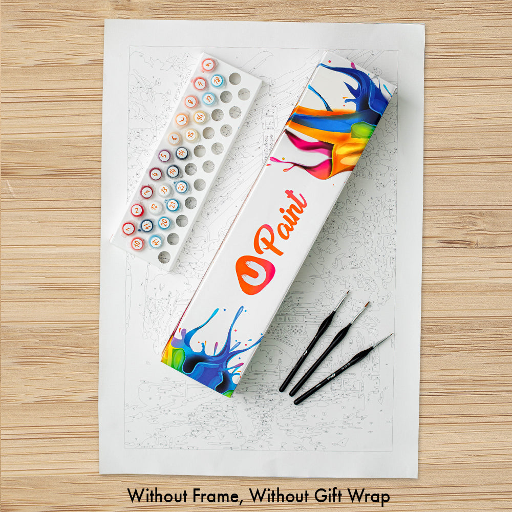 Cat on Vacation - Paint By Numbers Kit