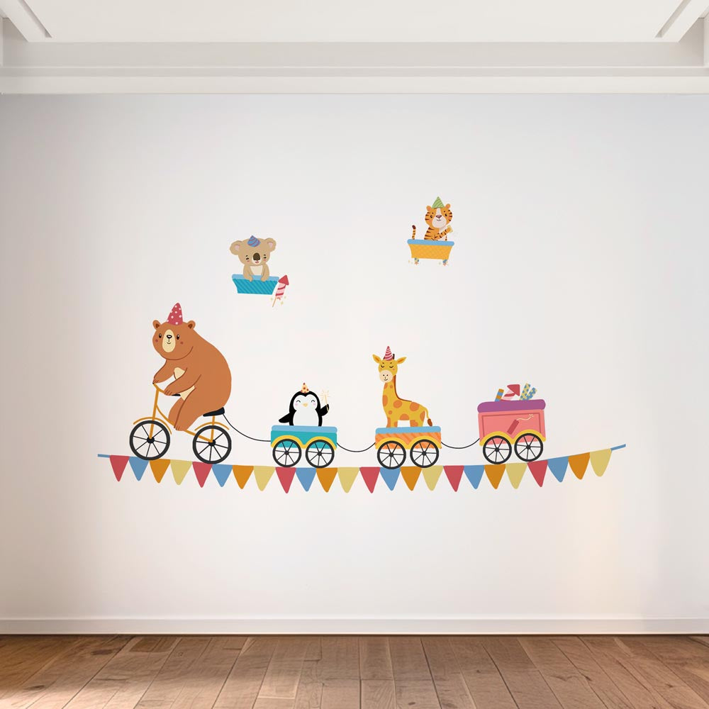 Party Parade on Wheels - Murals by Numbers Kit