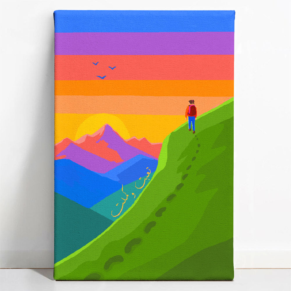 I Got Tired, But Continued | تعبت وكمّلت  - Point à la Lynn Exclusive Collection Paint By Numbers Kit