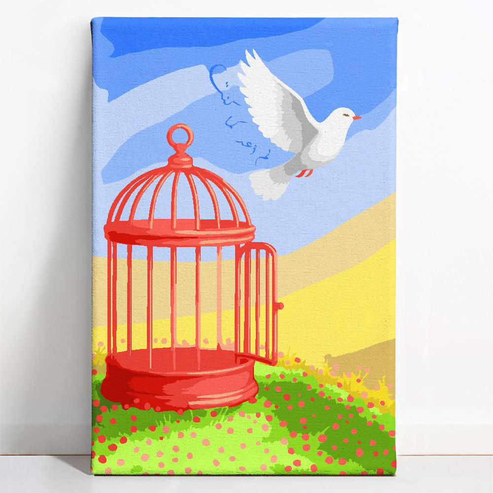 I Am No Longer Who I Was | لم أعد كما كنت - Point à la Lynn Exclusive Collection Paint By Numbers Kit