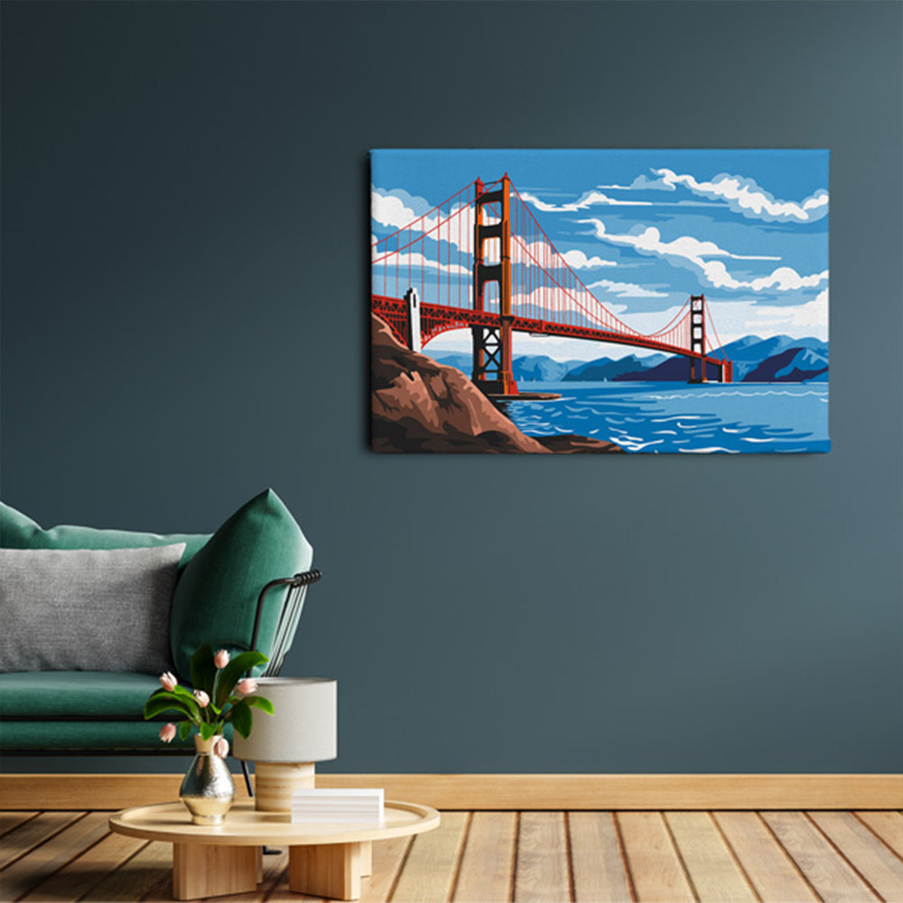 Golden Gate Bridge - Paint By Numbers Kit