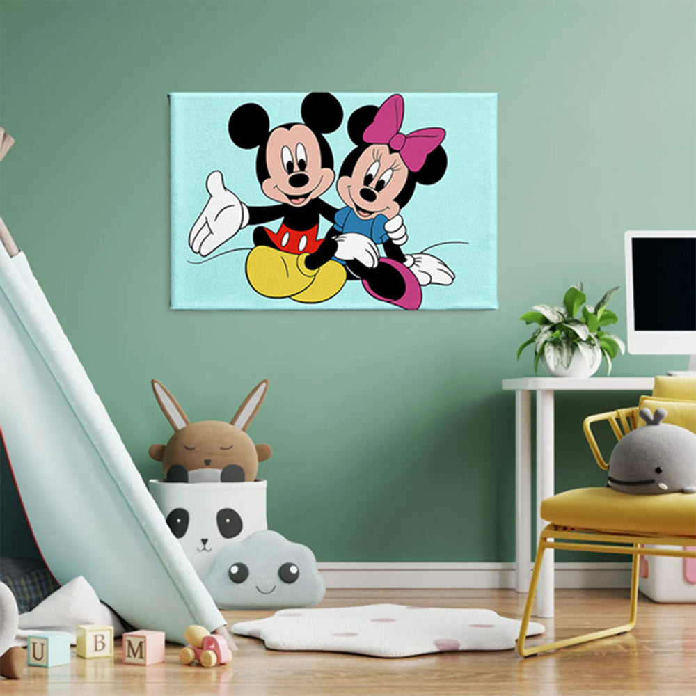 Mickey and Minnie - Kids Paint By Numbers Kit