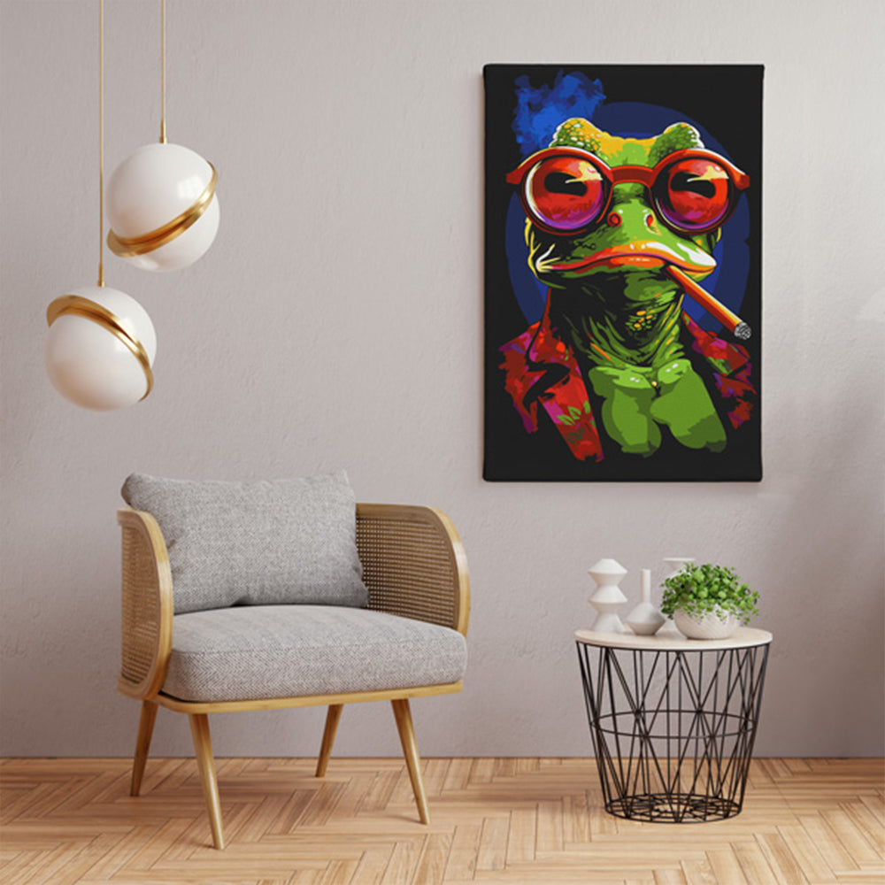 Relaxed Frog - Paint By Numbers Kit