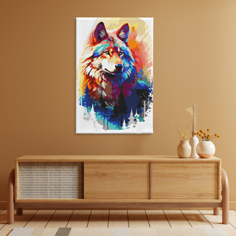 Majestic Wolf - Paint By Numbers Kit