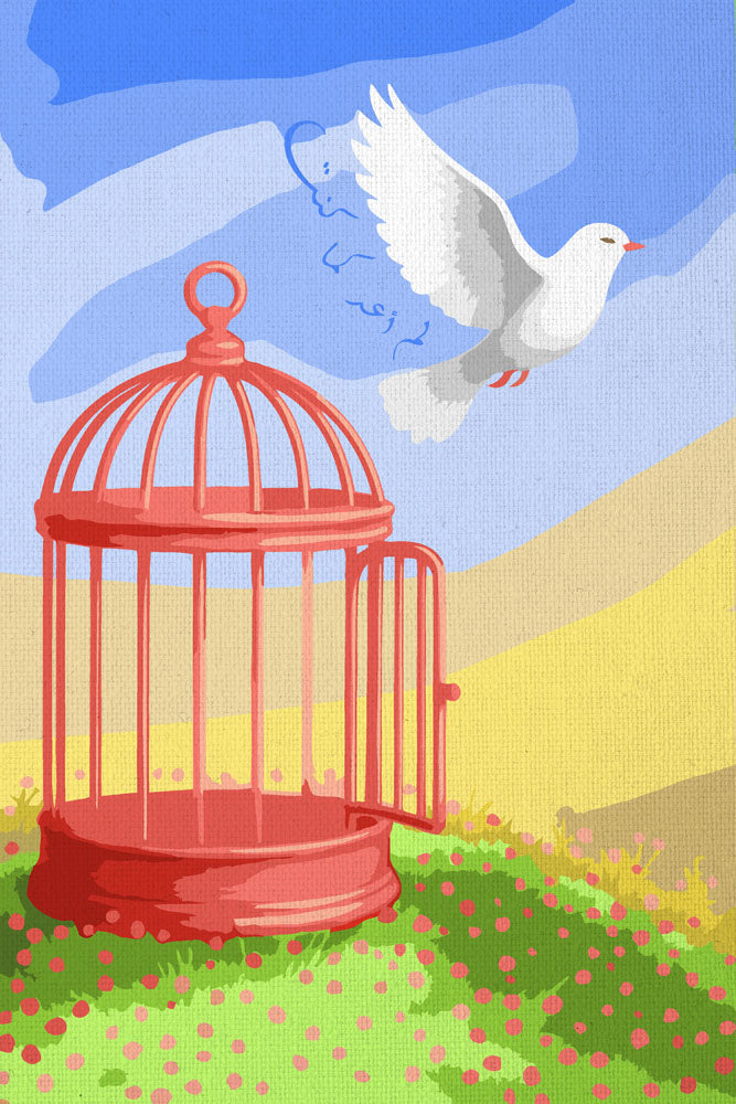 I Am No Longer Who I Was | لم أعد كما كنت - Point à la Lynn Exclusive Collection Paint By Numbers Kit